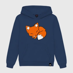 Женская толстовка хлопок Спящий лисёнок