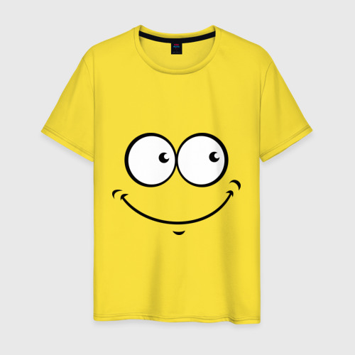 Мужская футболка хлопок Скромность красит, цвет желтый
