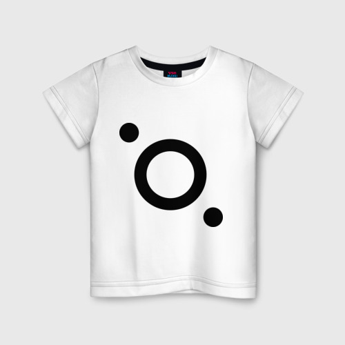 Детская футболка хлопок Глиф 30 seconds to mars, цвет белый