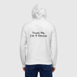 Мужская толстовка на молнии хлопок Trust me, I'm A Doctor - фото 2