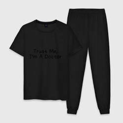 Мужская пижама хлопок Trust me, I'm A Doctor