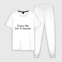 Мужская пижама хлопок Trust me, I'm A Doctor