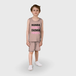 Детская пижама с шортами хлопок Мамина радость, папина гордость - фото 2