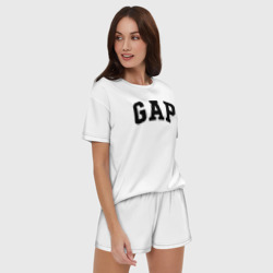 Женская пижама с шортиками хлопок GAP Swag - фото 2