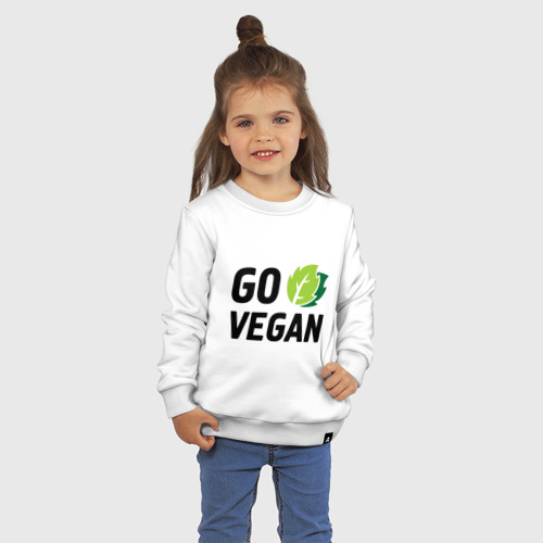 Детский свитшот хлопок Go vegan - фото 3