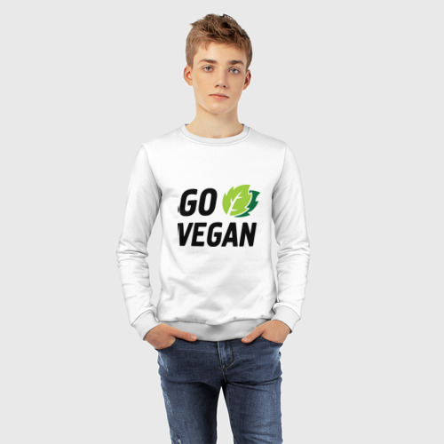 Детский свитшот хлопок Go vegan - фото 7