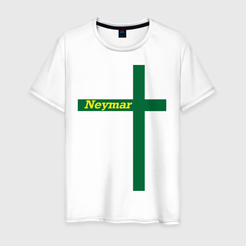 Мужская футболка хлопок Neymar, цвет белый