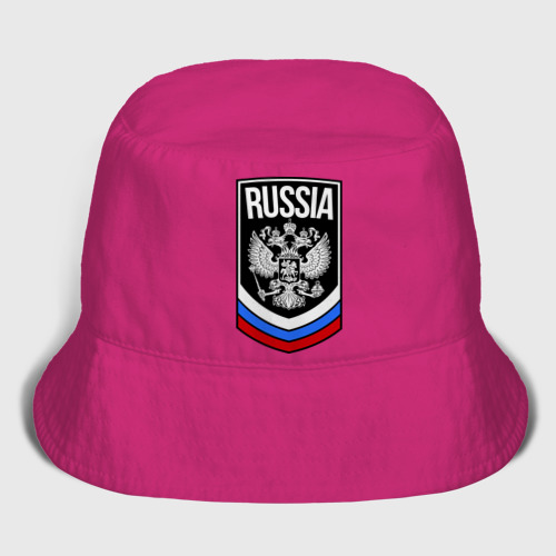 Женская панама хлопок Russia, цвет ярко-розовый