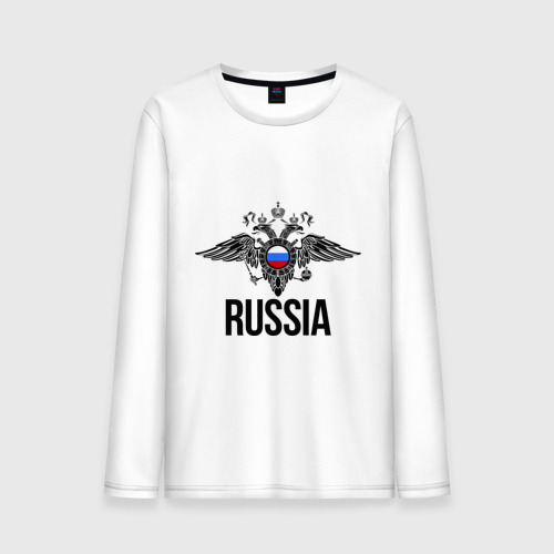 Мужской лонгслив хлопок Russia