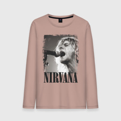 Мужской лонгслив хлопок Nirvana