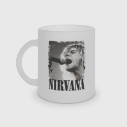 Кружка матовая стеклянная Nirvana