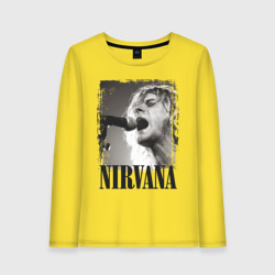 Женский лонгслив хлопок Nirvana