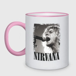 Кружка двухцветная Nirvana