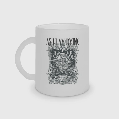 Кружка матовая стеклянная As I Lay Dying