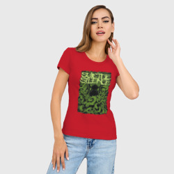 Женская футболка хлопок Slim Suicide Silence - фото 2