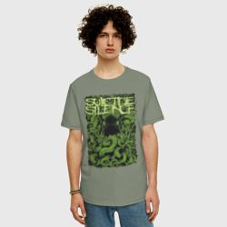 Мужская футболка хлопок Oversize Suicide Silence - фото 2