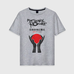 Женская футболка хлопок Oversize My chemical romance