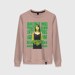 Женский свитшот хлопок Bring me the horizon