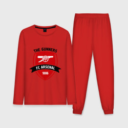 Мужская пижама с лонгсливом хлопок FC Arsenal - The Gunners