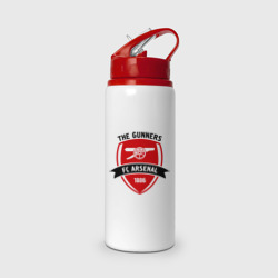 Бутылка для воды с трубочкой FC Arsenal - The Gunners