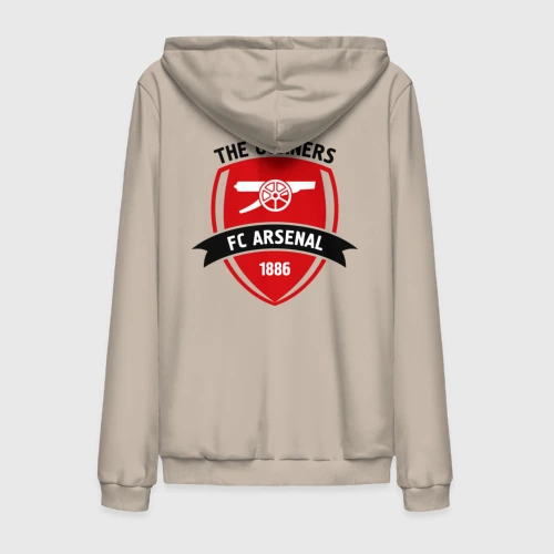 Мужская толстовка на молнии хлопок FC Arsenal - The Gunners