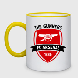 Кружка двухцветная FC Arsenal - The Gunners