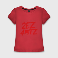 Женская футболка хлопок Slim 2ez4rtz Dota2