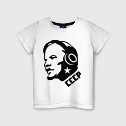 Детская футболка хлопок Ленин музыка СССР