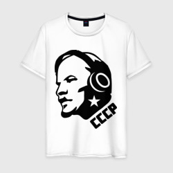 Ленин музыка СССР – Мужская футболка хлопок с принтом купить со скидкой в -20%