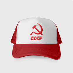 Кепка тракер с сеткой СССР Логотип