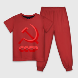 Детская пижама хлопок СССР Логотип