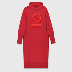 Платье удлиненное хлопок СССР Логотип
