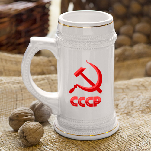 Кружка пивная СССР Логотип - фото 4