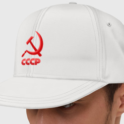 Кепка снепбек с прямым козырьком СССР Логотип