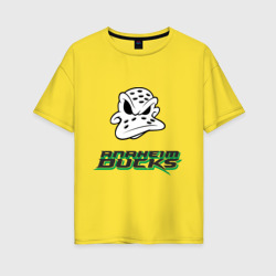 HC Anaheim Ducks Art – Женская футболка хлопок Oversize с принтом купить со скидкой в -16%