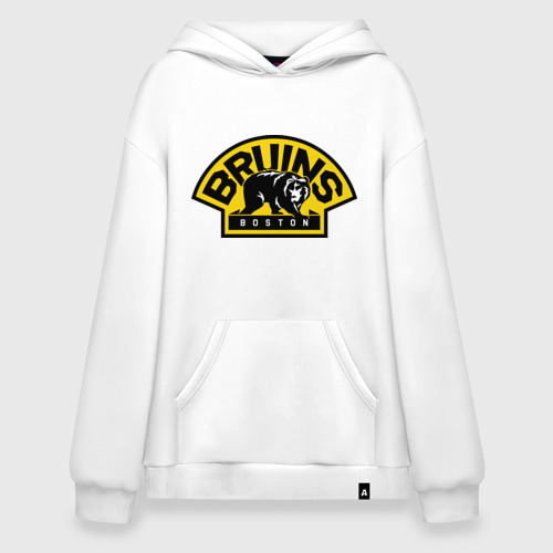 Худи SuperOversize хлопок HC Boston Bruins Label, цвет белый