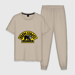 Мужская пижама хлопок HC Boston Bruins Label