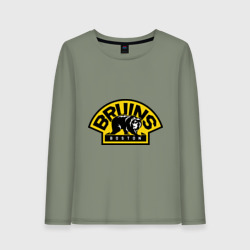 Женский лонгслив хлопок HC Boston Bruins Label