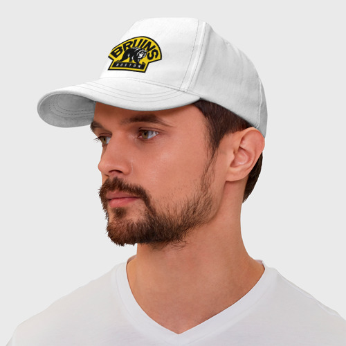 Бейсболка HC Boston Bruins Label, цвет белый - фото 3