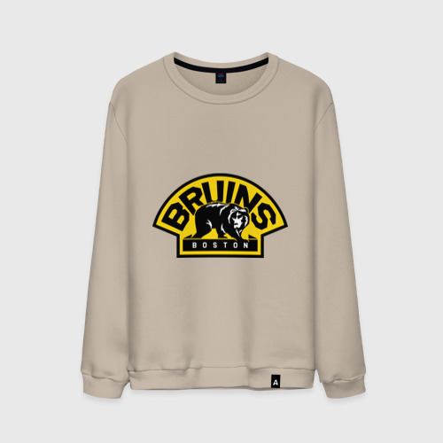 Мужской свитшот хлопок HC Boston Bruins Label, цвет миндальный