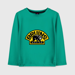 Детский лонгслив хлопок HC Boston Bruins Label