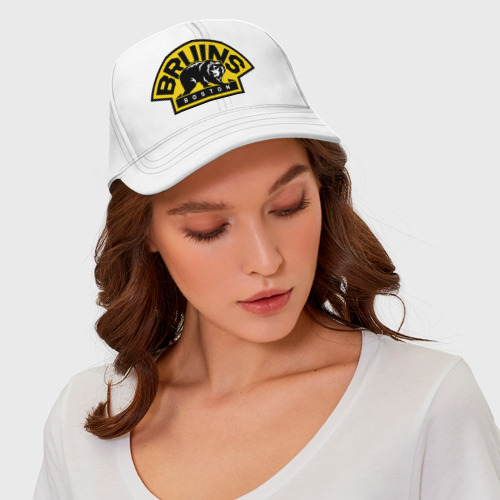 Бейсболка HC Boston Bruins Label, цвет белый - фото 4