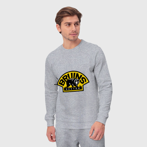 Мужской костюм хлопок HC Boston Bruins Label, цвет меланж - фото 5