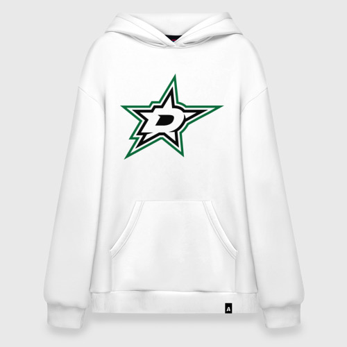 Худи SuperOversize хлопок HC Dallas Stars, цвет белый