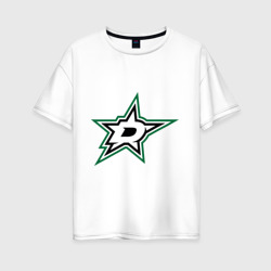 Женская футболка хлопок Oversize HC Dallas Stars