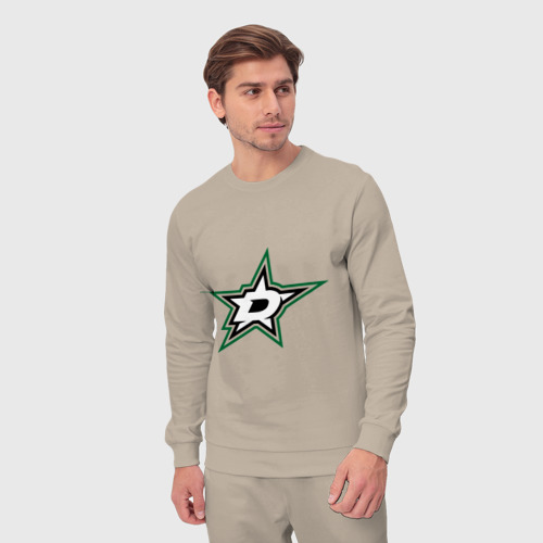 Мужской костюм хлопок HC Dallas Stars, цвет миндальный - фото 5