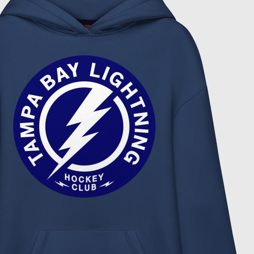 Худи SuperOversize хлопок HC Tampa Bay Lightning, цвет темно-синий - фото 3