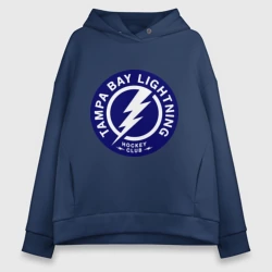 Женское худи Oversize хлопок HC Tampa Bay Lightning