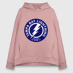 Женское худи Oversize хлопок HC Tampa Bay Lightning