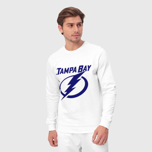 Мужской костюм хлопок HC Tampa Bay, цвет белый - фото 5